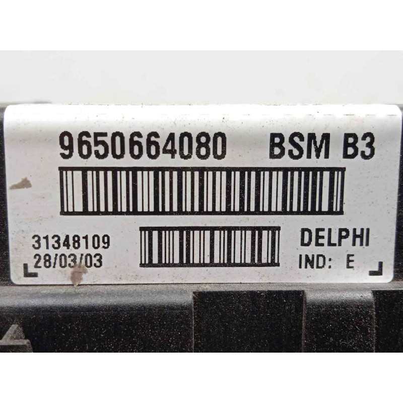Recambio de centralita check control para citroën xsara berlina 2.0 hdi cat (rhy / dw10td) referencia OEM IAM 9650664080-3134810