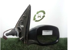 Recambio de retrovisor derecho para peugeot 206 berlina 1.4 hdi referencia OEM IAM 96432615XX MANUAL - 4.CABLES NEGRO.PLASTICO -