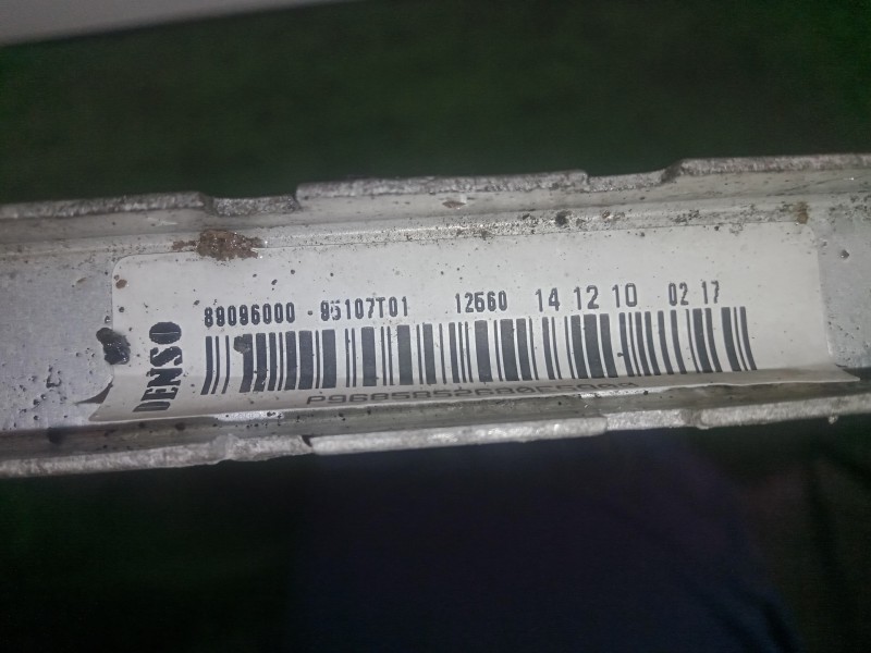 Recambio de radiador agua para citroën ds3 1.6 16v referencia OEM IAM P9685852680T59-9685852680T59-89096000 DENSO 