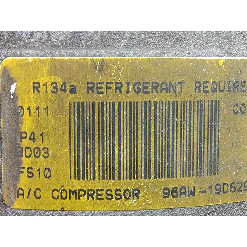 Recambio de compresor aire acondicionado para ford escort berl./turnier xri berlina referencia OEM IAM 96AW19D629CB 6.CANALES - 