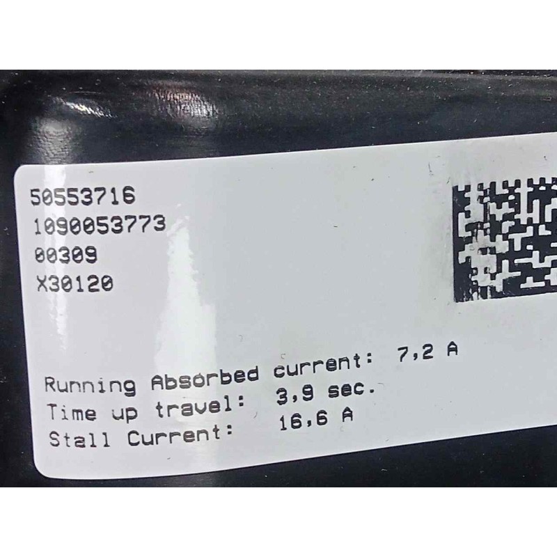 Recambio de elevalunas delantero izquierdo para alfa romeo stelvio (630) 2.2 jtdm cat referencia OEM IAM 50553716 ELECTRICO SIN.