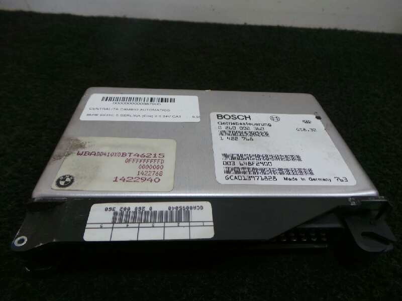 Recambio de centralita cambio automatico para bmw serie 5 berlina (e39) 2.5 24v cat referencia OEM IAM 0260002360-1422768-GS832 