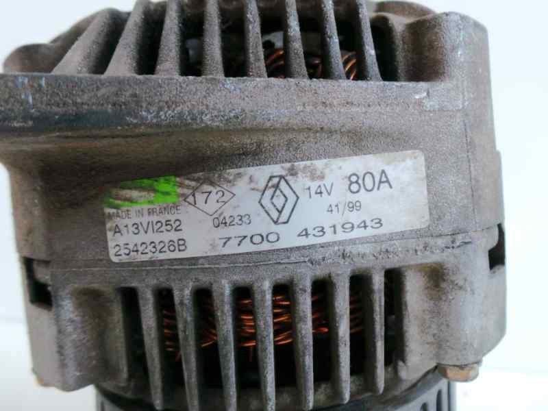 Recambio de alternador para renault megane i berlina hatchback (ba0) 1.9 diesel referencia OEM IAM 7700431943-A13VI252-2542326B 