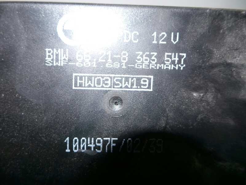 Recambio de centralita check control para bmw serie 5 berlina (e39) 2.5 24v cat referencia OEM IAM 100497F0239-66218363547-SWF60