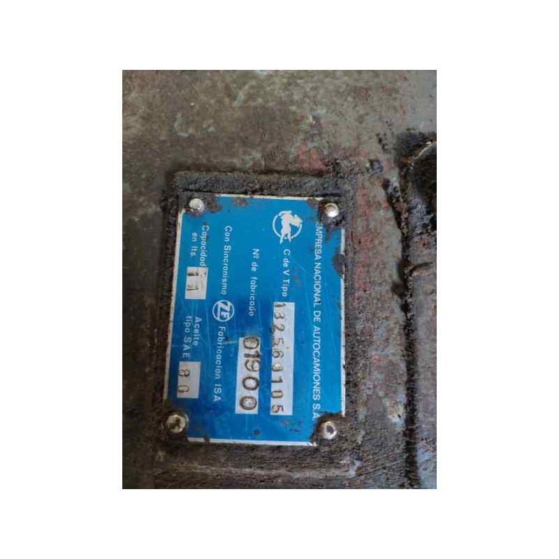 Recambio de caja cambios para pegaso (truck) 1127 1127 referencia OEM IAM 182560105 MANUAL 