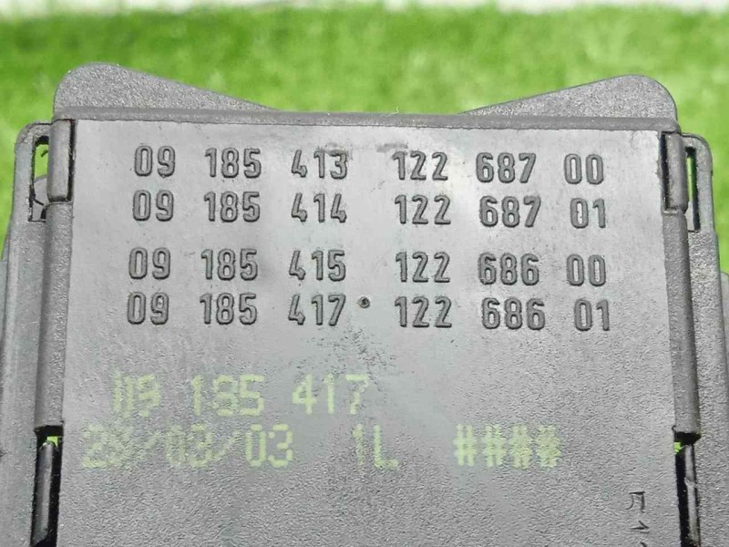 Recambio de mando limpia para opel corsa c 1.0 12v cat (z 10 xe / lw3) referencia OEM IAM 09185417 4.PIN LIMPIA TRASERO