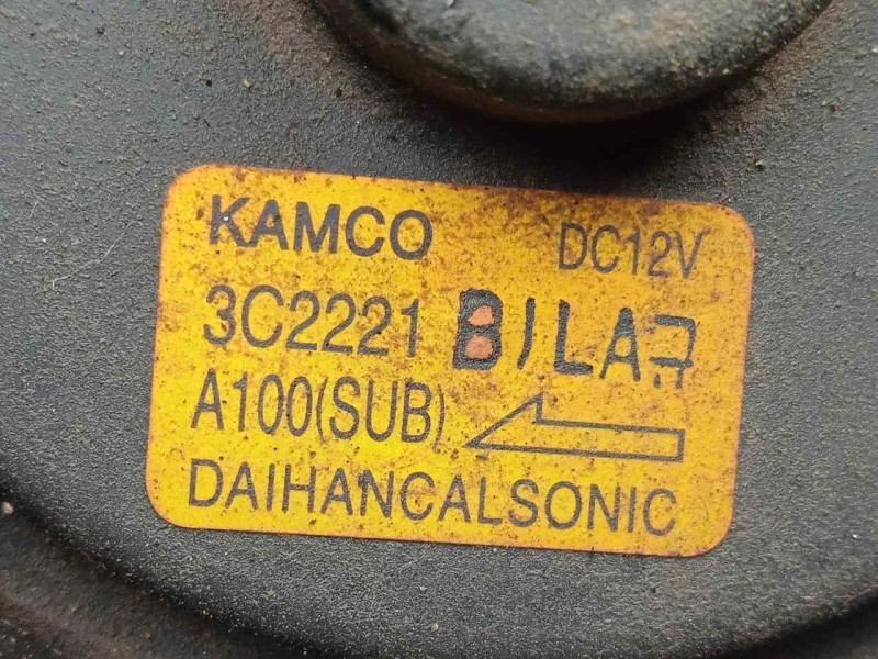 Recambio de electroventilador para ssangyong rodius 2.7 turbodiesel cat referencia OEM IAM 3C2221-6840021050 2.PINES Ø DIAMETRO: