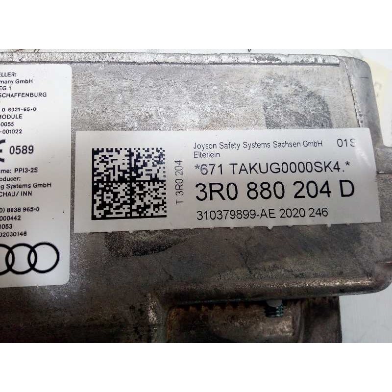 Recambio de airbag delantero derecho para seat exeo berlina (3r2) 2.0 tdi referencia OEM IAM 3R0880204D  