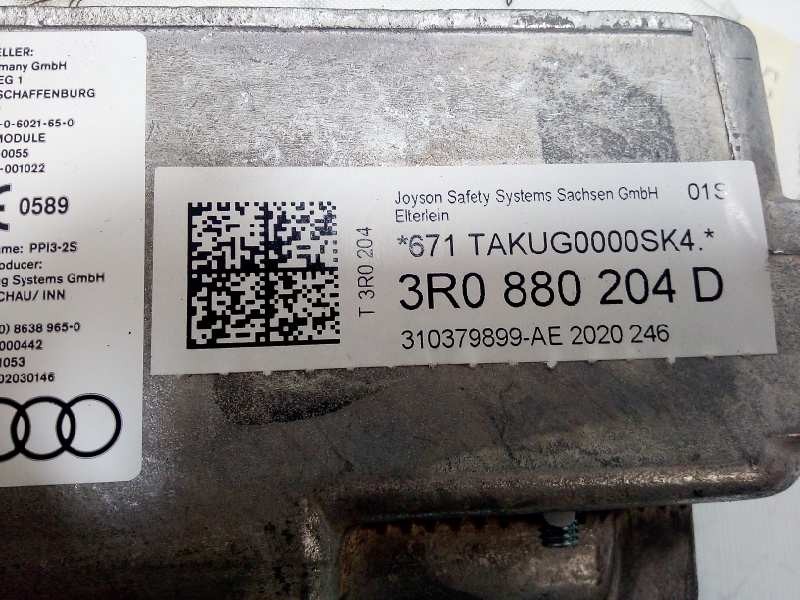 Recambio de airbag delantero derecho para seat exeo berlina (3r2) 2.0 tdi referencia OEM IAM 3R0880204D  