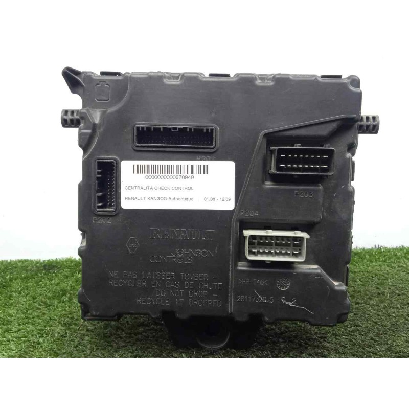 Recambio de centralita check control para renault kangoo authentique referencia OEM IAM 8200924035-18280131-BCMN1 BCMN1 JOHSON C
