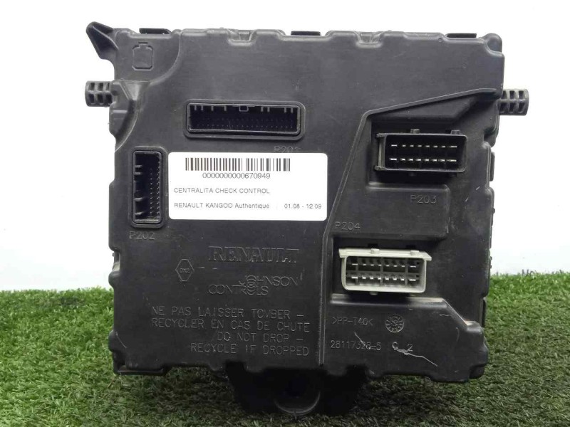 Recambio de centralita check control para renault kangoo authentique referencia OEM IAM 8200924035-18280131-BCMN1 BCMN1 JOHSON C