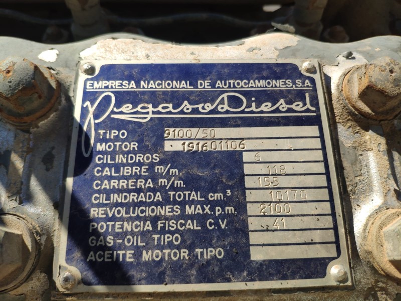 Recambio de motor completo para pegaso (truck) 1135-l/1 referencia OEM IAM 910050-9100/50 BOSCH 