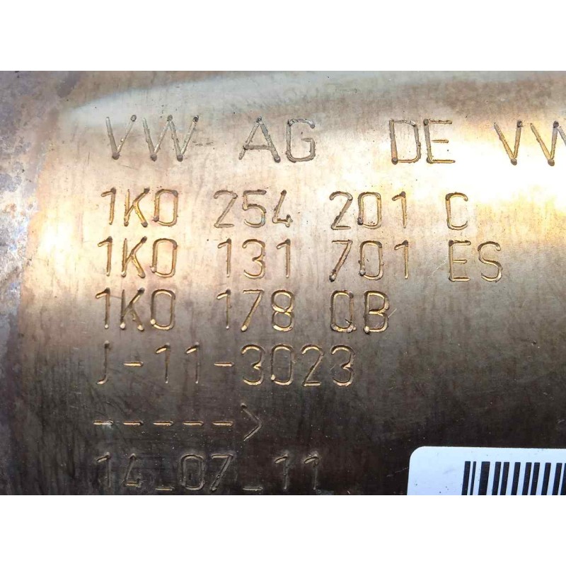 Recambio de catalizador para seat leon (1p1) 1.2 tsi referencia OEM IAM 1K0254201C-1K0131701ES-1K0178QB  