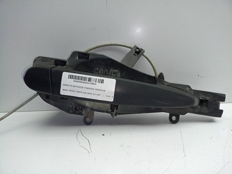 Recambio de maneta exterior trasera derecha para bmw serie 3 berlina (e90) 2.0 cat referencia OEM IAM   