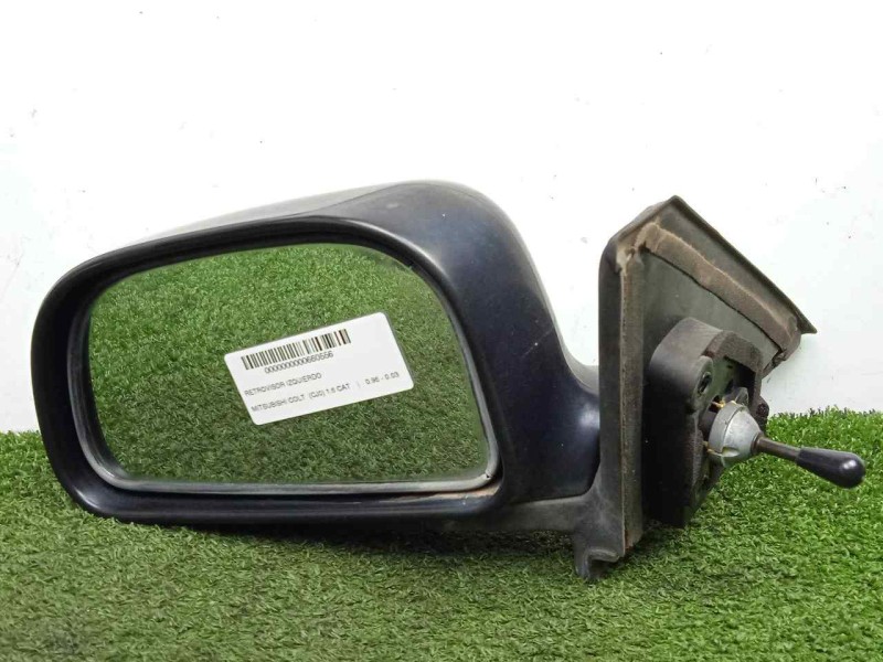 Recambio de retrovisor izquierdo para mitsubishi colt (cj0) 1.6 cat referencia OEM IAM SINREFERENCIA MANUAL NEGRO