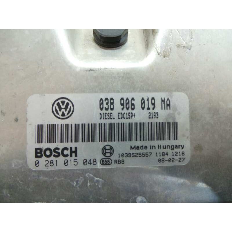 Recambio de centralita motor uce para seat ibiza (6l1) 1.9 tdi referencia OEM IAM 038906019MA-EDC15P+-0281015048-1039S25557  BOS