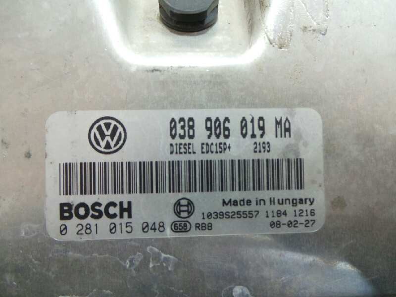 Recambio de centralita motor uce para seat ibiza (6l1) 1.9 tdi referencia OEM IAM 038906019MA-EDC15P+-0281015048-1039S25557  BOS