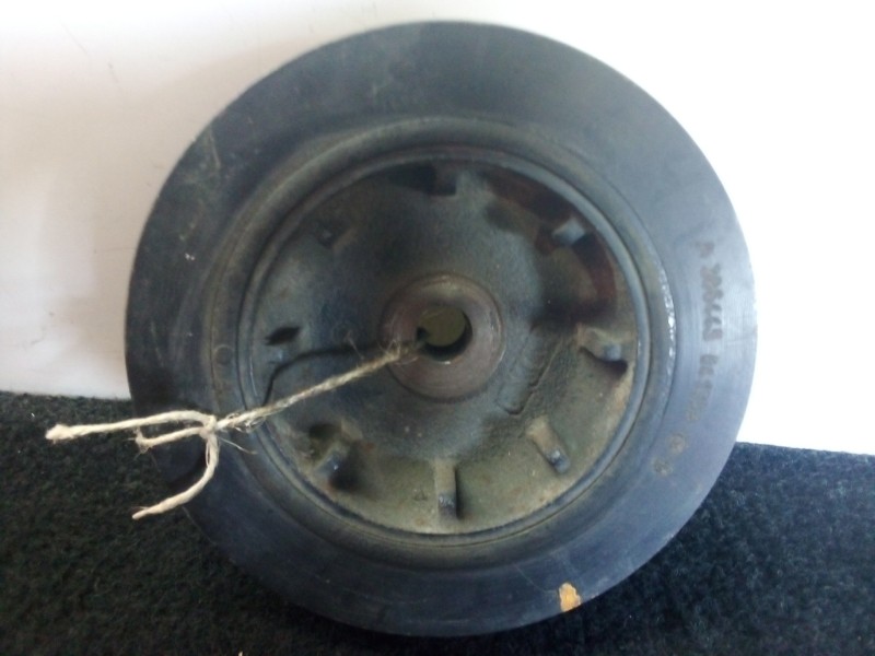 Recambio de polea cigueñal para renault megane i berlina hatchback (ba0) 1.9 diesel referencia OEM IAM 386445 6.CANALES DIAMETRO