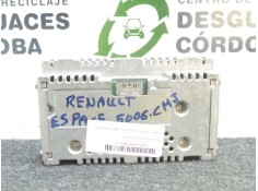 Recambio de pantalla multifuncion para renault espace iv (jk0) 2.2 dci turbodiesel referencia OEM IAM    2