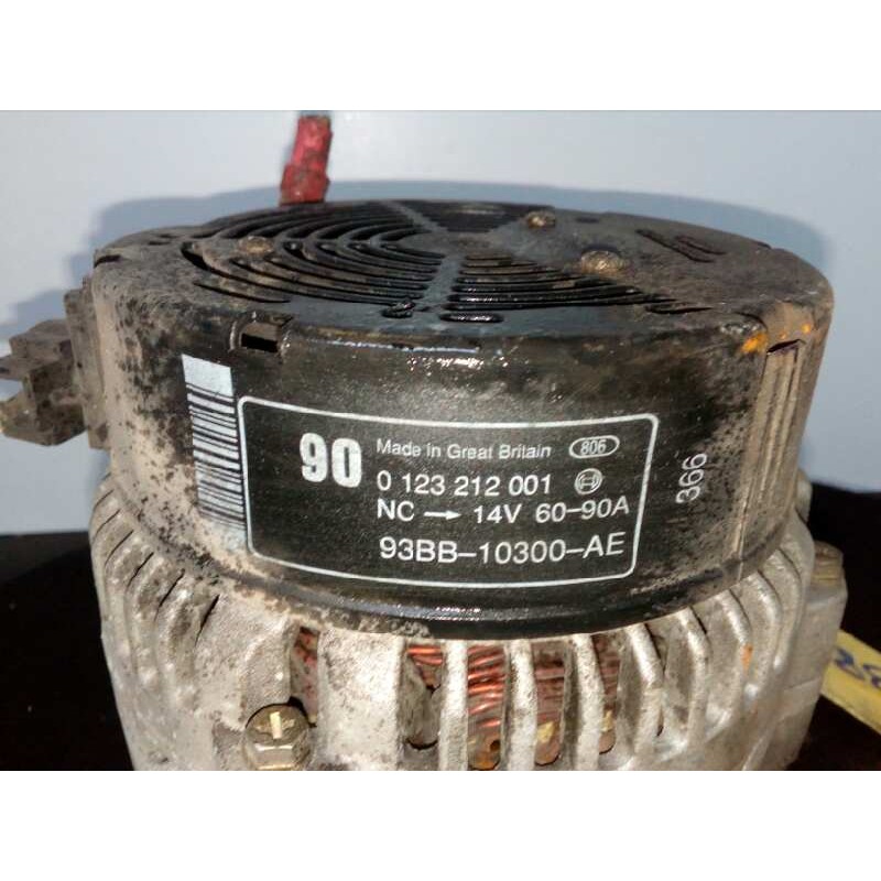 Recambio de alternador para ford mondeo berlina (ge) 1.8 cat referencia OEM IAM 0123212001-93BB10300AE BOSCH 90A