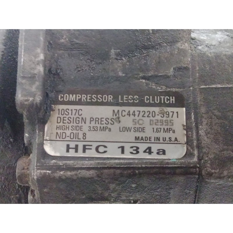 Recambio de compresor aire acondicionado para chrysler 300 c 3.0 crd cat referencia OEM IAM 4472203971-5C02995-10S17C DENSO 10S1