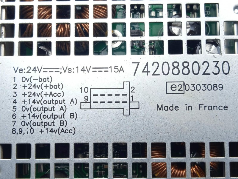 Recambio de modulo electronico para volvo fl xxx 7.2 diesel referencia OEM IAM 7420880230  