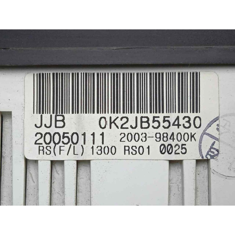 Recambio de cuadro instrumentos para kia carens 1.6 cat referencia OEM IAM 0K2JB55430  