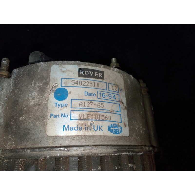 Recambio de alternador para renault 5 referencia OEM IAM 54022510 MAGNETI MARELLI 65A