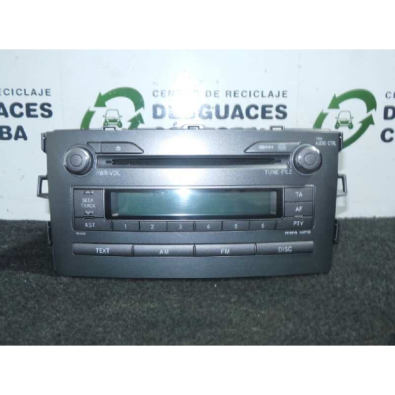 Recambio de sistema audio / radio cd para toyota auris 1.4 turbodiesel cat referencia OEM IAM 8612002521-12200089010101  