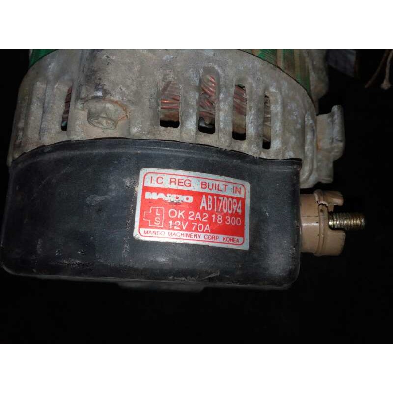 Recambio de alternador para kia shuma 1.5 cat referencia OEM IAM AB170064-OK2A218300 MANDO 70A