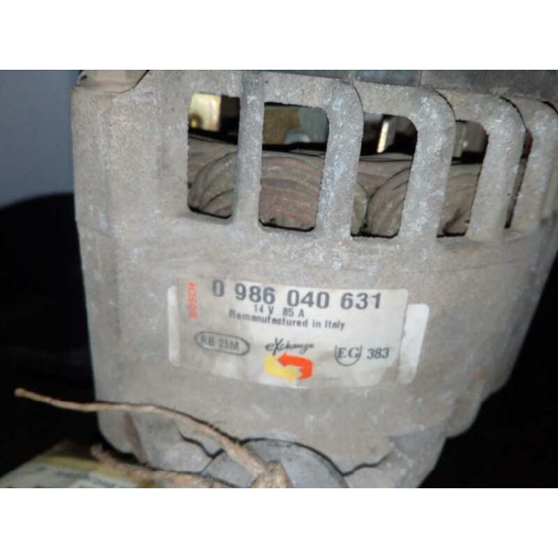 Recambio de alternador para fiat bravo (182) 1.8 16v cat referencia OEM IAM 0986040631 BOSCH 85A