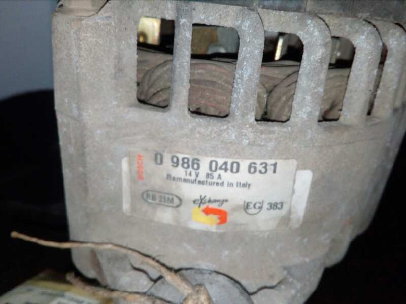 Recambio de alternador para fiat bravo (182) 1.8 16v cat referencia OEM IAM 0986040631 BOSCH 85A