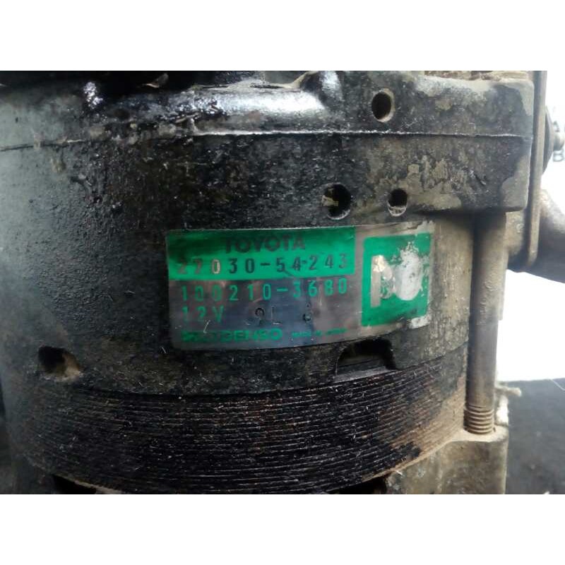 Recambio de alternador para toyota hilux 2.4d referencia OEM IAM 2703054243-1002103680 CON.DEPRESOR 55 AH