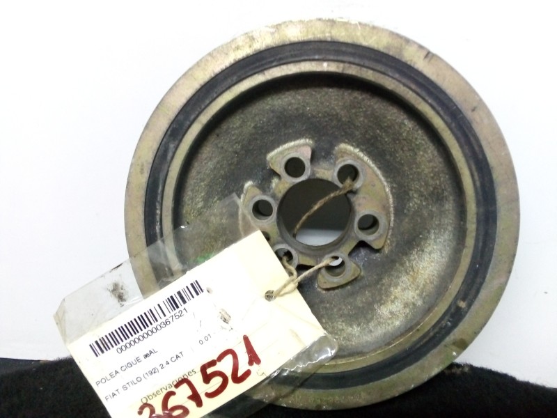 Recambio de polea cigueñal para fiat stilo (192) 2.4 cat referencia OEM IAM :NOTIENEREFERENCIA 6.CANALES DIAMETRO: 148 MM