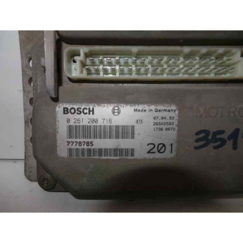 Recambio de centralita motor uce para lancia y10 1.1 cat referencia OEM IAM 0261200716-7778785  