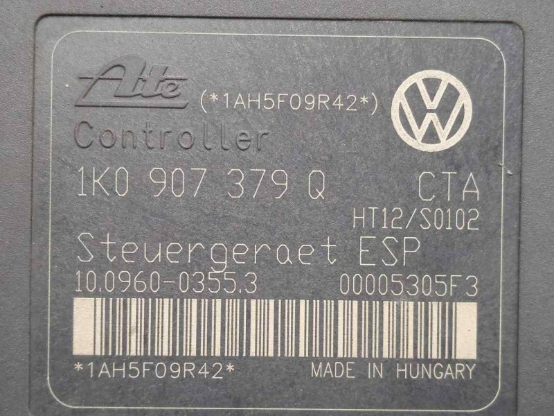 Recambio de abs para seat leon (1p1) 2.0 tdi referencia OEM IAM 1K0907379Q-10096003553-1K0614517N-10020601814 ATE 