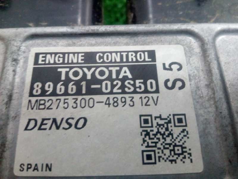 Recambio de centralita motor uce para toyota auris 1.3 16v cat referencia OEM IAM 8966102S50-MB2753004893  