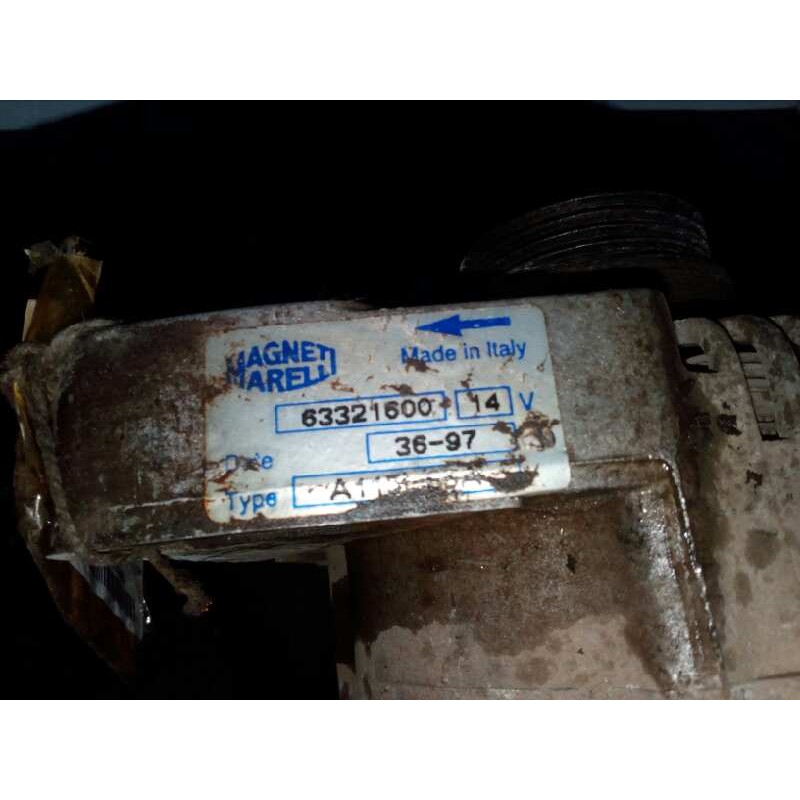 Recambio de alternador para fiat punto berl. (176) 1.6 cat referencia OEM IAM 63321600 MAGNETI MARELLI 60A
