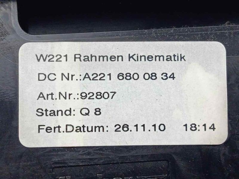 Recambio de moldura para mercedes-benz clase s (w221) berlina 3.0 cdi cat referencia OEM IAM A2216800834 BEIGE 