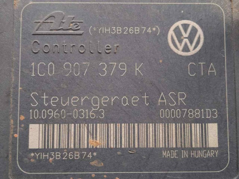 Recambio de abs para seat leon (1m1) 1.9 tdi referencia OEM IAM 1C0907379K-10096003163-1J0614417D-10020600384 ATE 