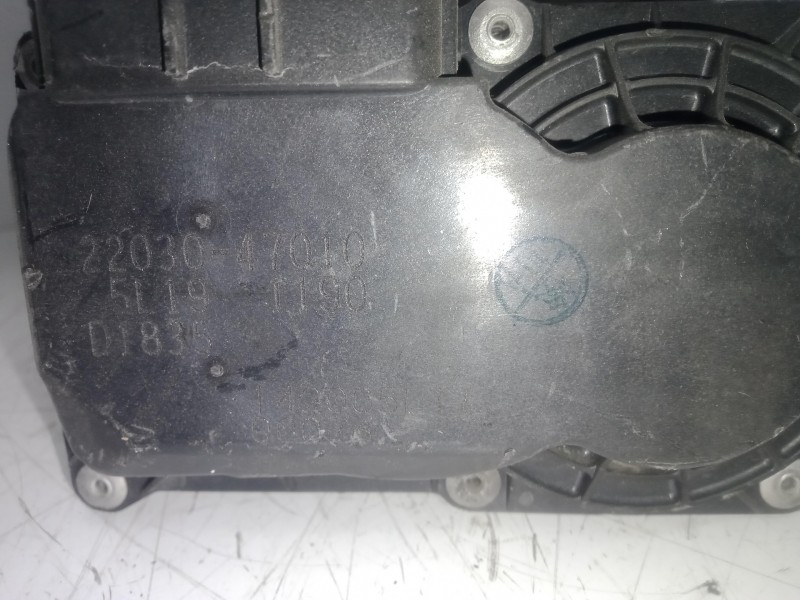 Recambio de caja mariposa para toyota auris 1.3 16v cat referencia OEM IAM 2203047010-5L19-1190-142005L11  