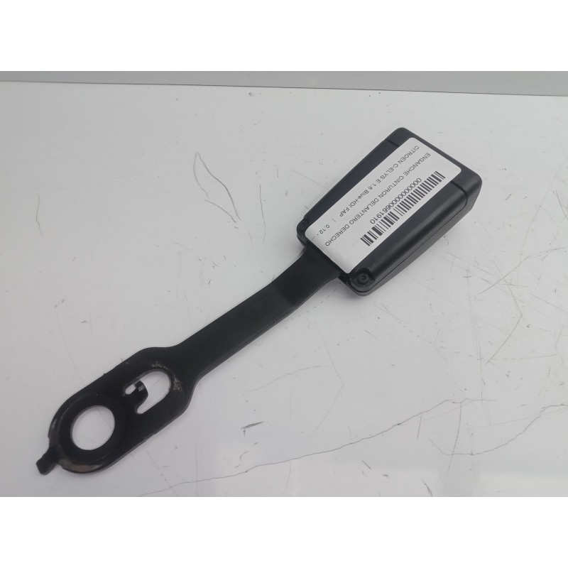 Recambio de enganche cinturon delantero derecho para citroën c-elysée 1.6 blue-hdi fap referencia OEM IAM   