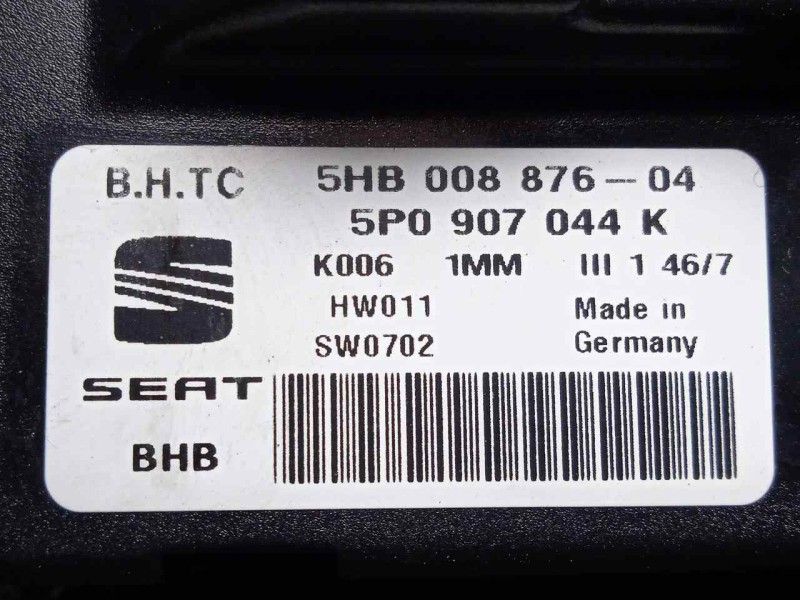Recambio de mando climatizador para seat altea (5p1) 1.9 tdi referencia OEM IAM 5P0907044K  