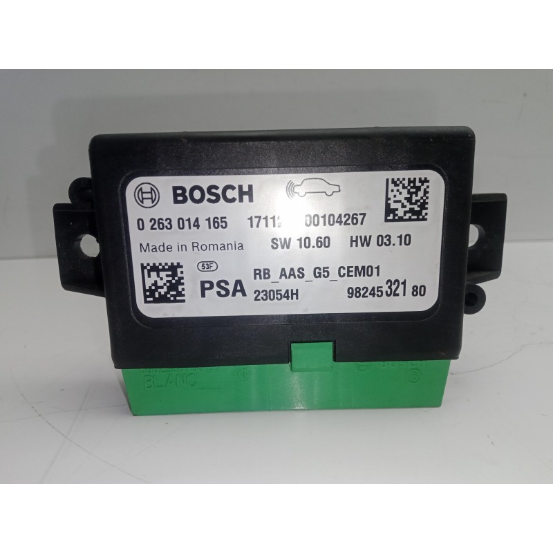 Recambio de sensor de aparcamiento para citroën c-elysée 1.6 blue-hdi fap referencia OEM IAM 0263014165-9824532180 BOSCH 