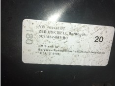 Recambio de guantera para volkswagen passat cc (357) 2.0 tdi referencia OEM IAM 3C1857097BC NEGRO  2