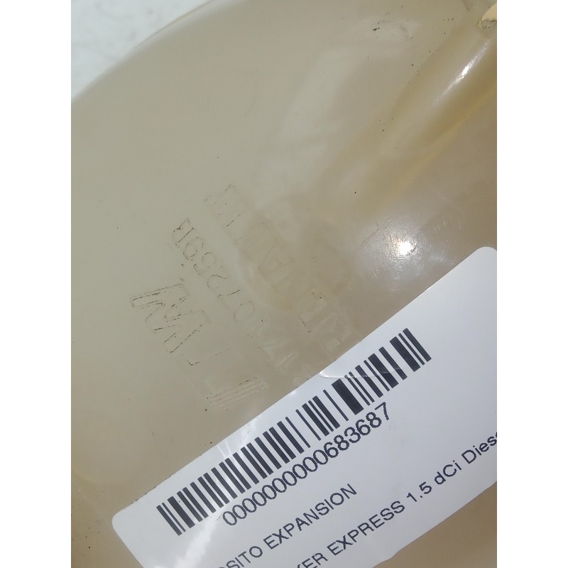 Recambio de deposito expansion para dacia dokker express 1.5 dci diesel fap cat referencia OEM IAM 217107259R  