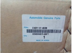Recambio de condensador / radiador aire acondicionado para kia sportage 2.0 turbodiesel cat referencia OEM IAM 0K01161480M NUEVO 2