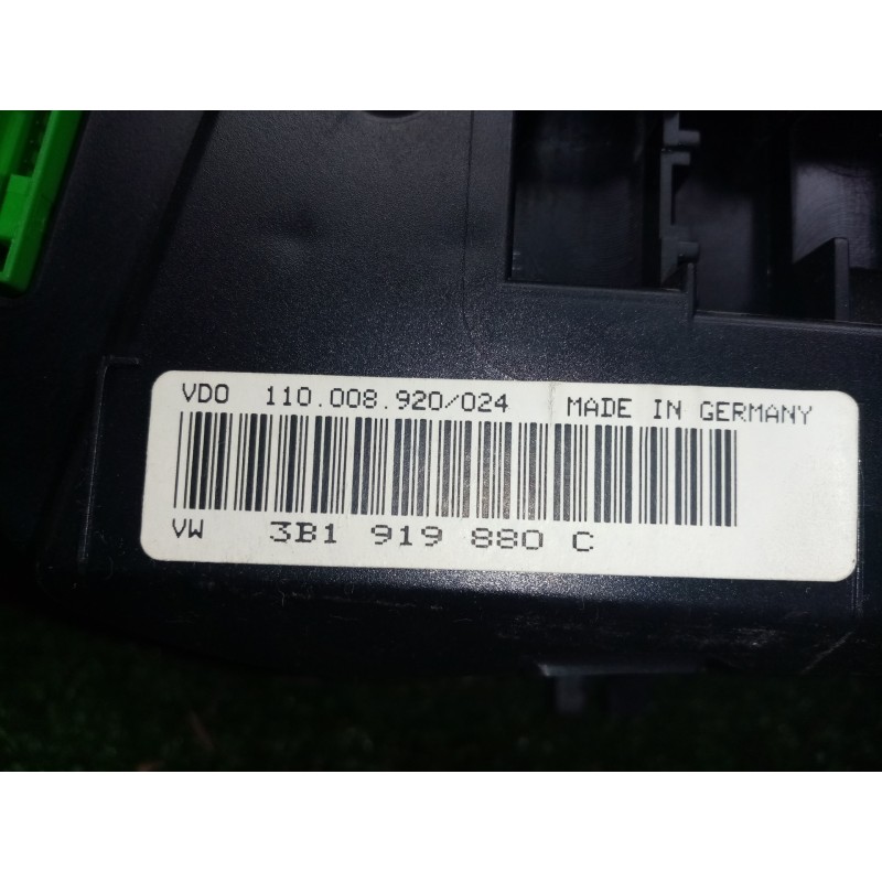 Recambio de cuadro instrumentos para volkswagen passat berlina (3b2) 1.9 tdi referencia OEM IAM 110008920024-3B1919880C VDO 
