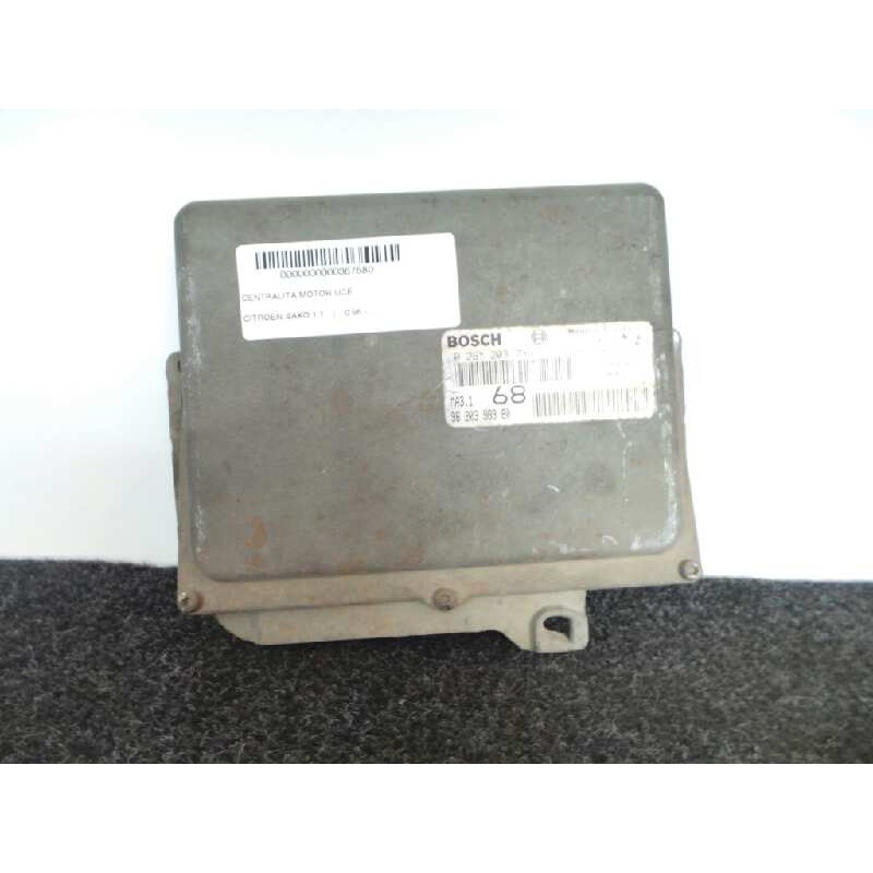 Recambio de centralita motor uce para citroën saxo 1.1 referencia OEM IAM 0261203736-9620398980-26FM0299  BOSCH