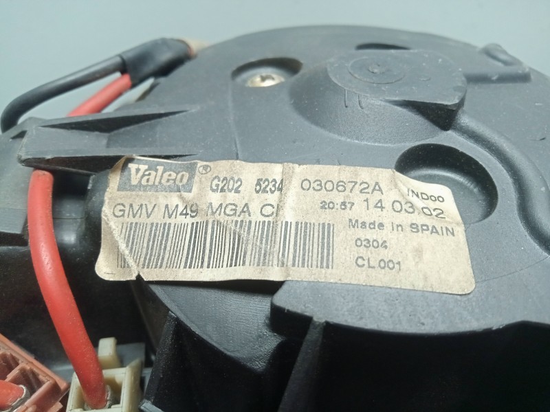 Recambio de motor calefaccion para peugeot partner (s1) 2.0 hdi cat referencia OEM IAM 030672A  Ø DIAMETRO: 145MM